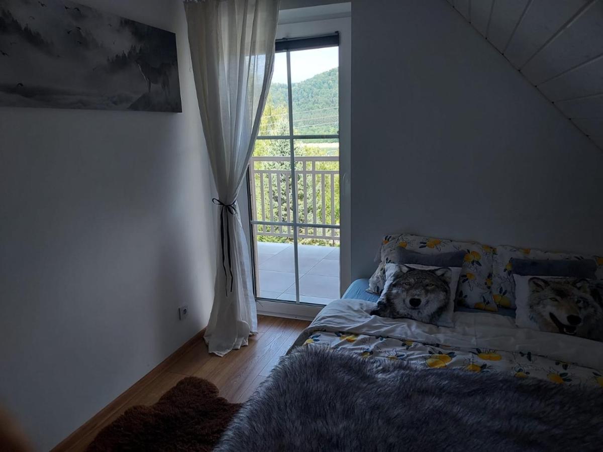 Villa Dom Piotrusiowka Nad Zalewem Klimkówka Esterno foto